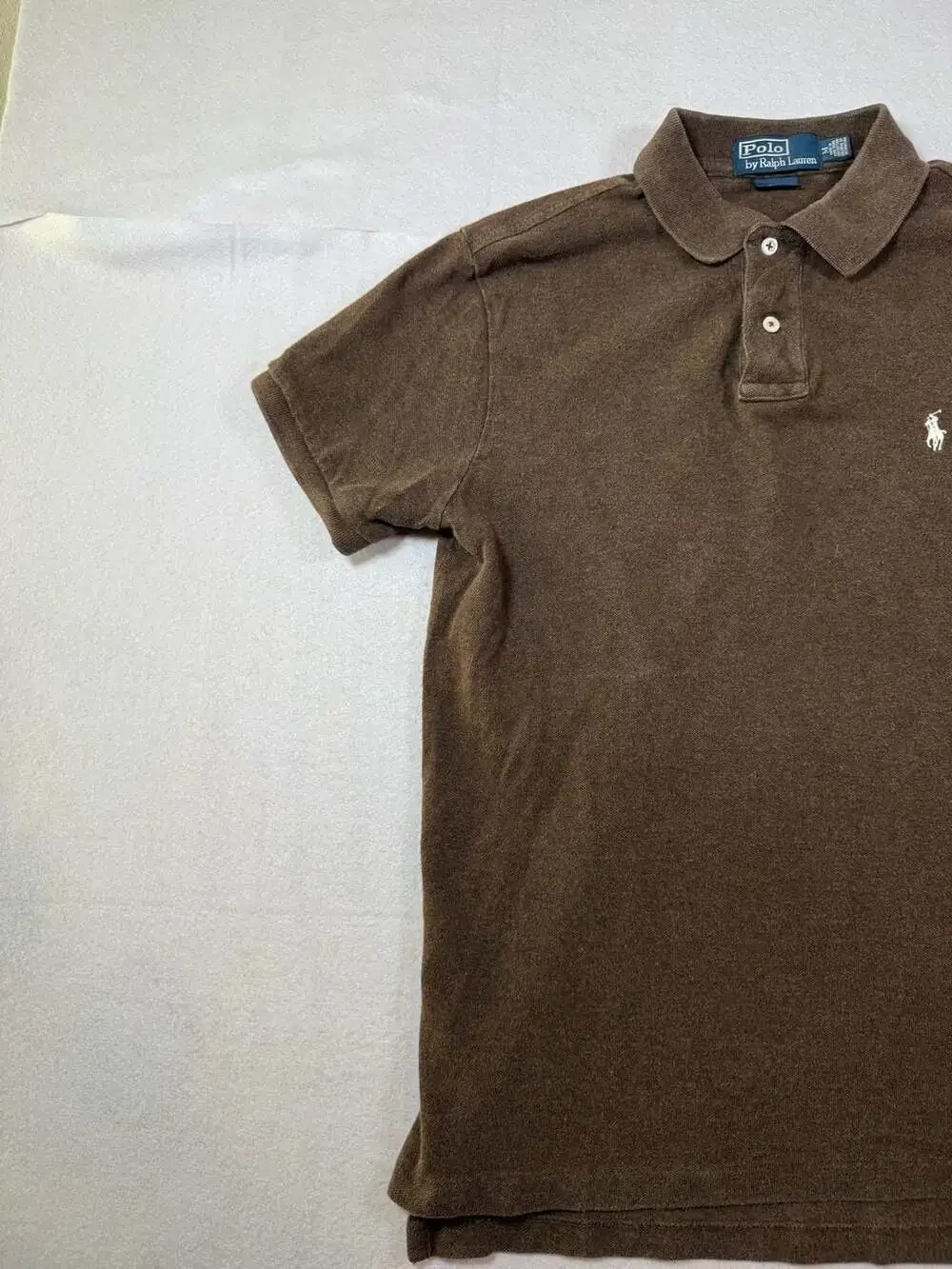 Polo Ralph Lauren Custom Fit Brown Short Sleeve Polo Shirt
